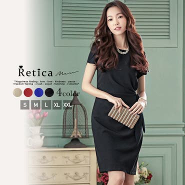 韓国ファッション 韓国 ワンピース キャバドレス[品番：RV000006245 