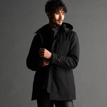 IN THE ATTIC モッズコート Lサイズ ◇in the atticボリュームフードヴィンテージショートモッズ