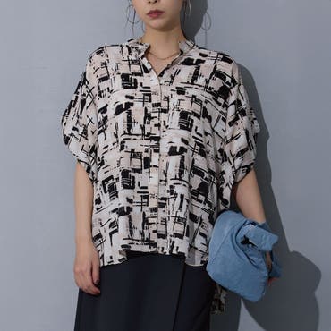 花柄総柄ポロシャツ[品番：STJW0012936]｜Samantha GOLF