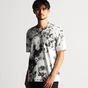 コリアグランドセール 2025 総柄プリント半袖Tシャツ[品番：NICW0005551]｜NICOLE（ニコル トップス