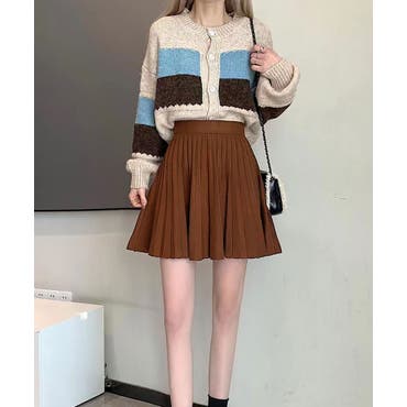 メルティーラブチョコレートプリントフリル甘ロリクラシカルスカート