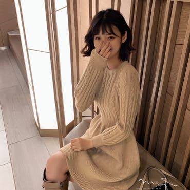 バックシャンケーブルワンピース 品番 Zj Girly Doll ガーリードール のレディースファッション通販 毎日送料無料 Shoplist ショップリスト