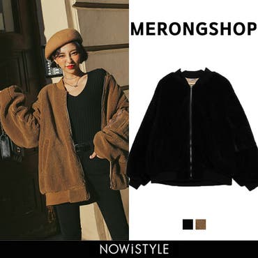 Merongshopボアフライトブルゾン韓国 韓国ファッション アウター 品番 Nwiw 3rd Spring サードスプリング のレディースファッション通販 Shoplist ショップリスト