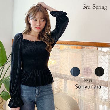Sonyunaraロコベルベットブラウス韓国韓国ファッション 冬 年末 品番 Nwiw 3rd Spring サードスプリング のレディースファッション通販 Shoplist ショップリスト