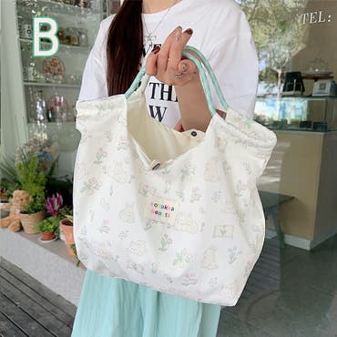 花柄刺繍 巾着 トートバッグ[品番：ED000001552]｜firstsight