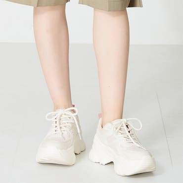 厚底】GYDA DADメッシュスニーカー[品番：MKSW0055038]｜GYDA