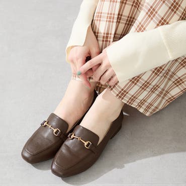 ストレスフリー》超軽量 マニッシュ ビット ローファー 7636[品番