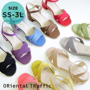 おすすめ クロスデザインミドルヒールサンダル 品番 Orts Oriental Traffic オリエンタルトラフィック のレディースファッション通販 Shoplist ショップリスト