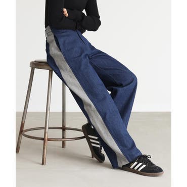 ユニークウォッシングブーツカットデニムパンツ (S~L) O4420 ユニークウォッシングブーツカットデニム[品番：FROW0001268