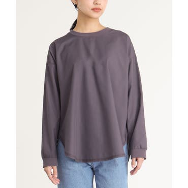 レース切り替えスリーブブラウス[品番：LAVW0016441]｜LANVIN