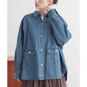 トラッカーデニムウォッシュ加工ジャケット[品番：DSSW0005413