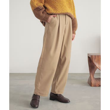 coen｜サイドラインイージーワイドパンツ | Rakuten Fashion