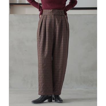kutir】チェックパンツ[品番：KTRW0018670]｜kutir（クティール