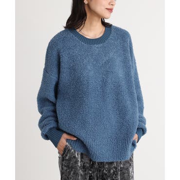 カシミヤ混ケーブル編みニット[品番：LAVW0019099]｜Leilian