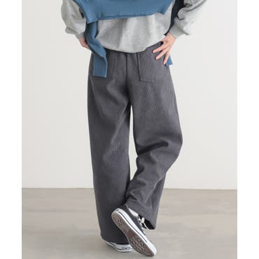 and it_】前後逆デザインサルエルカラーパンツ○(レディース