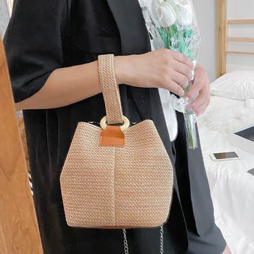 ハンドバッグ ショルダーバッグ かごバッグ[品番：JOKW0017131
