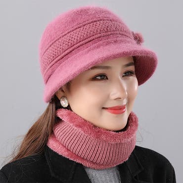 ネコ耳付き蛍光カラーネオンカラー ニットキャップ帽子 ニット帽ニット