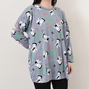 NAOMIチャン総柄Tシャツ[品番：PNYW0003880]｜PUNYUS （プニュズ