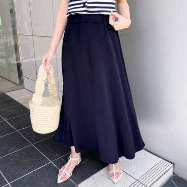 楽天市場】ロングフレアスカート ウォッシャブル ストレッチ