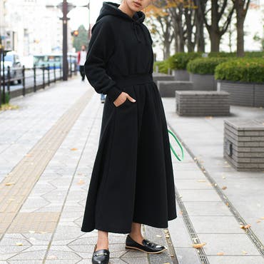 ブロッキングロングワンピース[品番：IGAW0001319]｜axes femme
