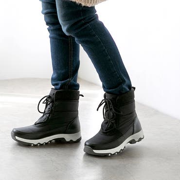 ストレッチレースアップロングブーツ[品番：MKSW0064594]｜jouetie