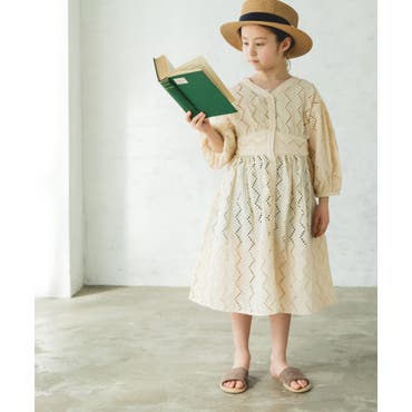 インド綿 コットンレース ワンピース 品番 Pmnk Pairmanon ペアマノン のキッズファッション通販 Shoplist ショップリスト