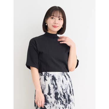 MARY QUANTコラボ】バイカラーカットアウトリブニット[品番