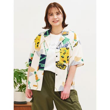 開襟花柄シャツ レディース メンズ[品番：ATYW0001896]｜sevens