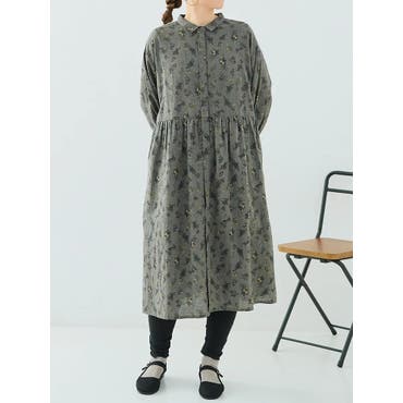 ペイズリー柄フレアロングワンピース レディース トップス[品番