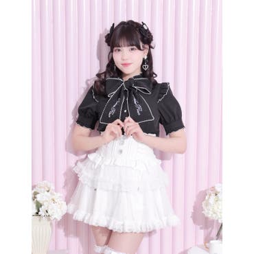 背中開きビジューバックルセクシーリボン姫ギャルトップス 韓国 夢展望