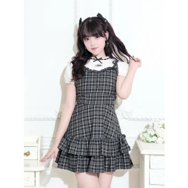 チェックワンピースボレロセット[品番：TRNW0002151]｜FUN（ファン