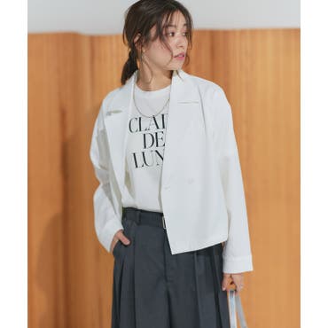 【LOEWE】ロエベ ワークウェア ジャケット（コットン＆リネン） ロエベ ジャケット ワークウェアジャケット[品番：AXEB0033073