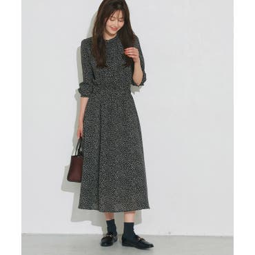 acka パフスリーブボリュームワンピース puff sleeve volume one-piece – Acka online store