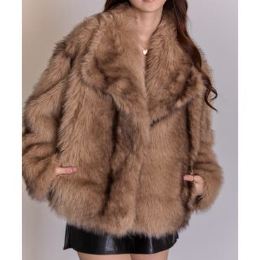 Loungedress】フェイクファーCT[品番：PALW0004083]｜PAL GROUP OUTLET