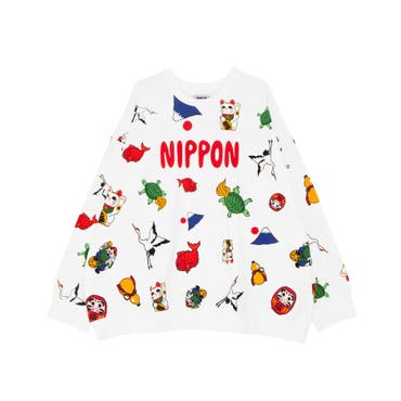 新サイズ】たこ焼き総柄Tシャツ[品番：PNYW0004919]｜PUNYUS