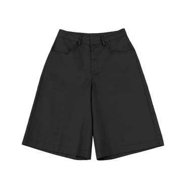 フェイクレザーハイウエストショートパンツ[品番：MKSW0002641
