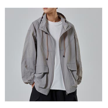 イタリアンカラージャケット メンズ ストライプ[品番：LU000012057