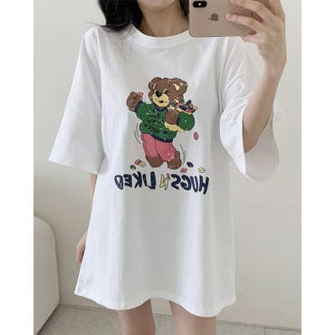 EXIEEE】サンリオキャラクターズコラボコミック柄Tシャツ[品番
