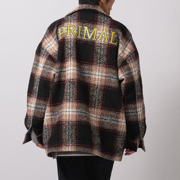 ◇チェック柄フルジップジャケット◇[品番：JG000010899