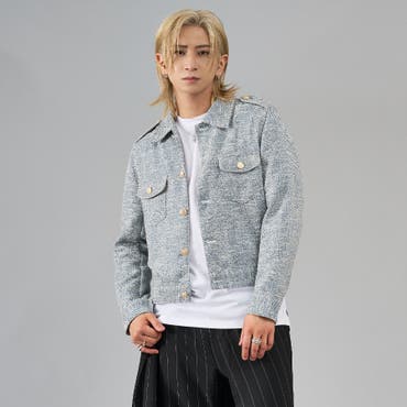 ◇SPIRAL NEWSミリタリースタンドジャケット◇お兄系 Men[品番