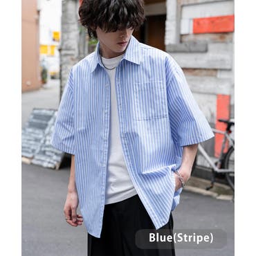 ストライプシャツ メンズ 長袖シャツ 大きいサイズ 春 夏 b系