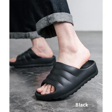 ◇Roshell(ロシェル) PUレザーTバンプスタッズサンダル◇お兄系 Men