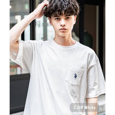 ロゴグラフィックボクシーTシャツ(5分袖)[品番：UBRW0012029