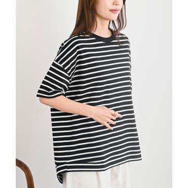 ゼブラ柄Tシャツ[品番：TAXW0001413]｜TAXI （タクシー ）｜レディース