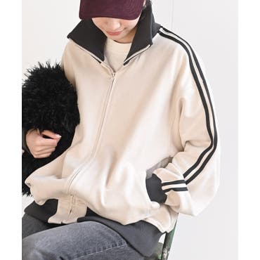 袖ラインジッパーJK アウター 秋冬[品番：ATYW0001922]｜sevens