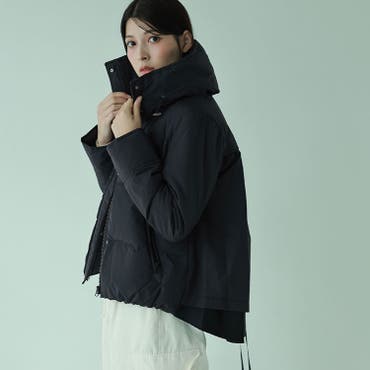 安価 ワタナベ EMODA×FIRST DOWN】コンビダウンブルゾン[品番 ダウンジャケット