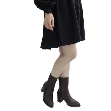 晴雨兼用・クッション入り】モカショートブーツ[品番：EVOW0001445