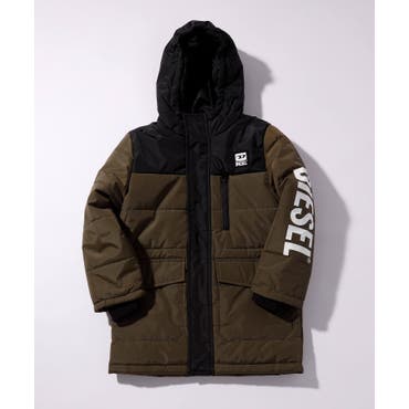 DIESEL ディーゼル ブランドロゴダウンジャケットコート[品番