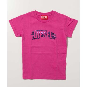 DIESEL ディーゼル ブランドロゴ半袖Tシャツカットソー[品番