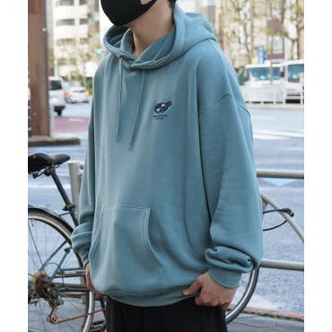 クマぬいぐるみ付 ルーズパーカー NEW GENTLEMAN[品番
